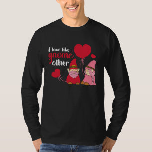 Valentinstag-Gnom-Zwerge-Partner-Paar-Liebe H T-Shirt