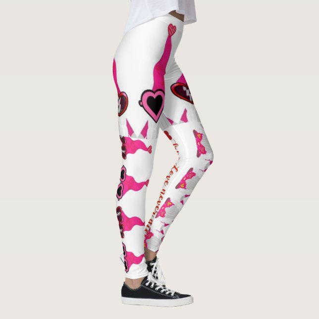 Valentinstag-Gnome Leggings (Rechts)
