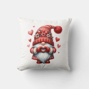 Valentinstag Gnome mit Herz Kissen