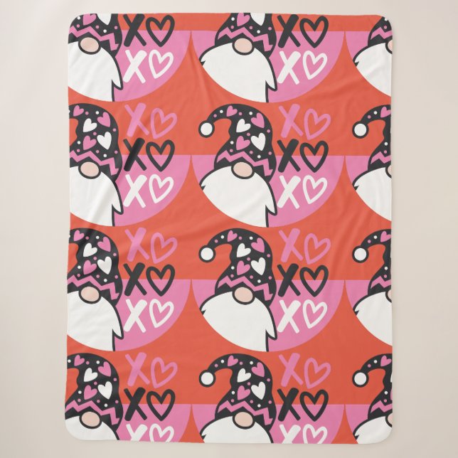 Valentinstag Gnome Sherpadecke (Vorderseite)