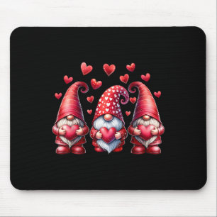 Valentinstag Gnome Süße Rote Herzen Liebes-Gnom W Mousepad