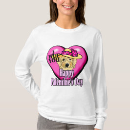 Valentinstag Goldendoodle T-Shirt