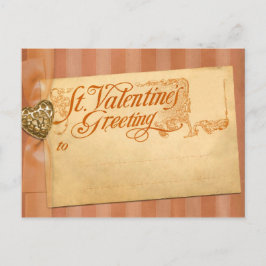 Valentinstag Gruß Antike Vintag Feiertagspostkarte