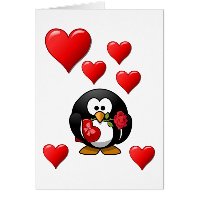 Valentinstag Grußkarte (Vorne)