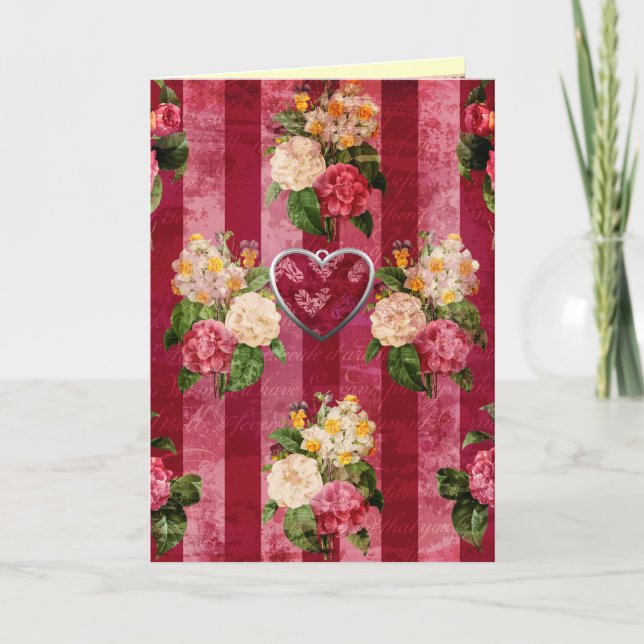 Valentinstag Grußkarte Feiertagskarte (Vorderseite)