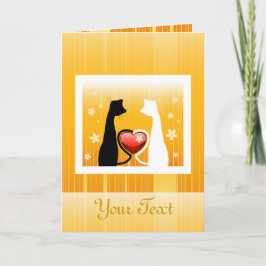 Valentinstag Grußkarte Feiertagskarte