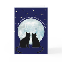 Valentinstag-Grußkarte für Katzenliebhaber