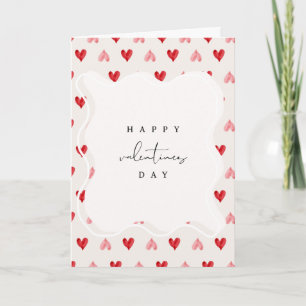 Valentinstag-Grußkarte Karte