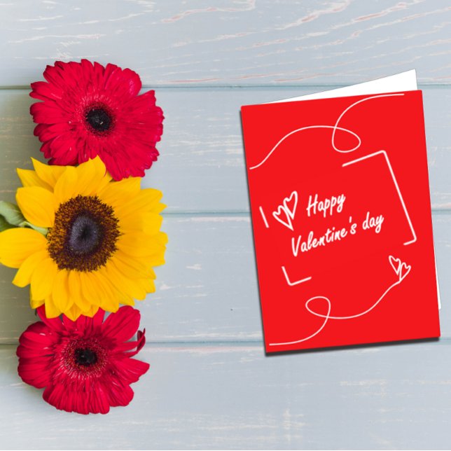 Valentinstag-Grußkarte Karte (Von Creator hochgeladen)