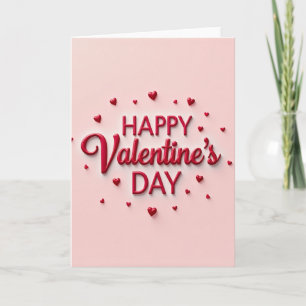 Valentinstag-Grußkarte Karte