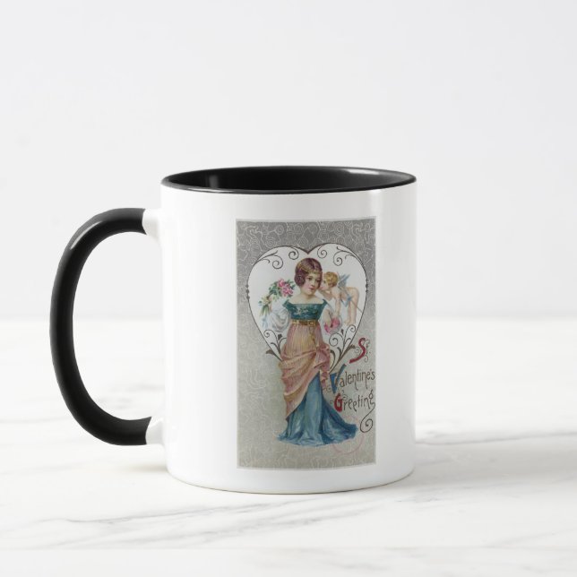 Valentinstag Grußkugel Tasse (Links)