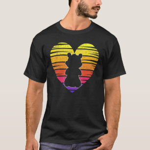Valentinstag Hamster Herz Liebe Geburtstag Weihnac T-Shirt