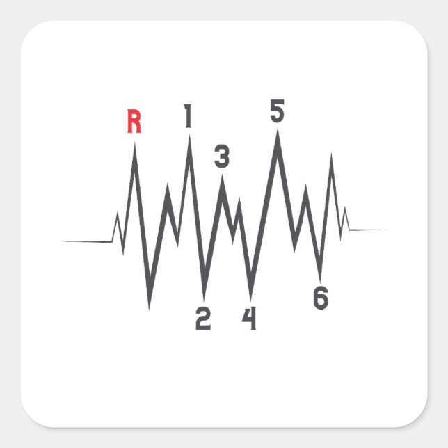 Valentinstag Handgelenkhalterung Quadratischer Aufkleber (Vorderseite)