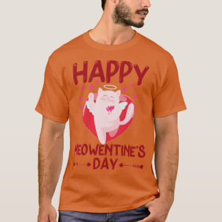 Valentinstag Happy Meowentines Day Cat Lover 1 T-Shirt
