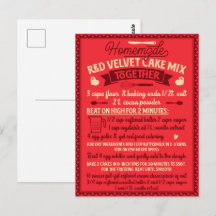 Valentinstag hausgemachte rote Velvet-Kuchen Rezep