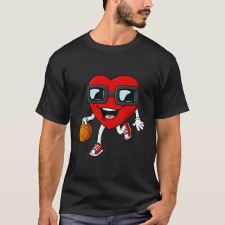 Valentinstag Heart Dribbling Basketball Boys Gir T-Shirt