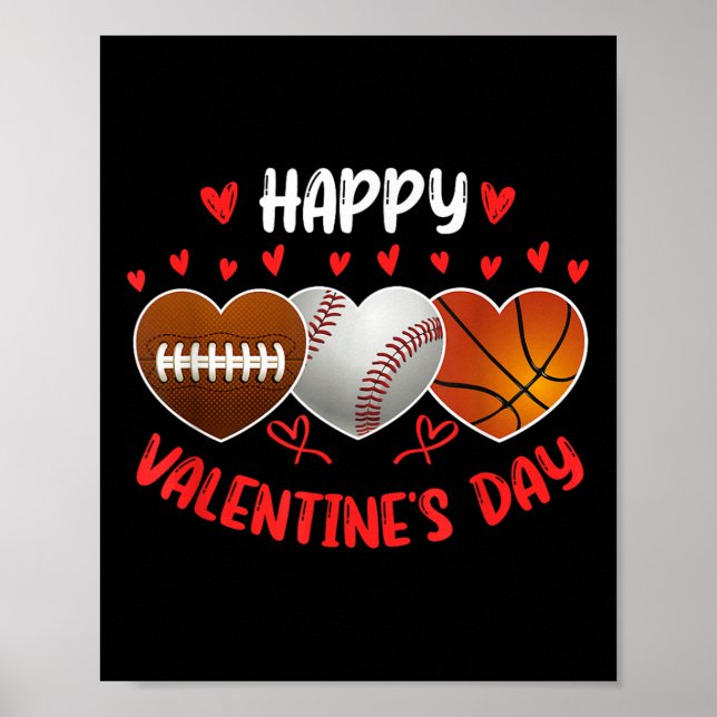 Valentinstag Hearts Poster (Vorne)