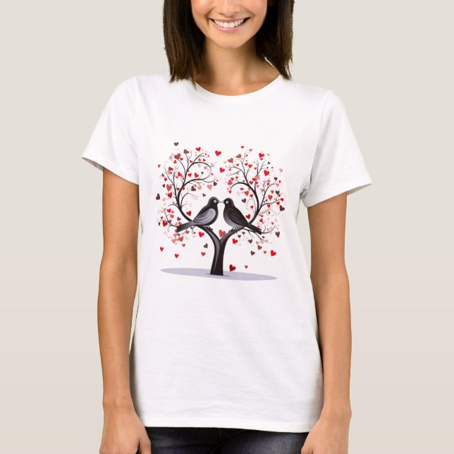 Valentinstag Hearts T-Shirt (Vorderseite)