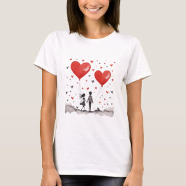 Valentinstag Hearts T-Shirt