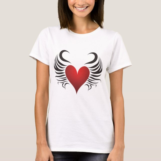 Valentinstag Hearts T-Shirt (Vorderseite)