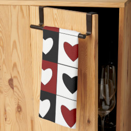 Valentinstag Hearts Valentinstag Geschirrtuch