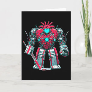 Valentinstag Herz Ai Roboter Eishockey Torwart S Karte