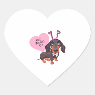 Valentinstag Herz-Aufkleber