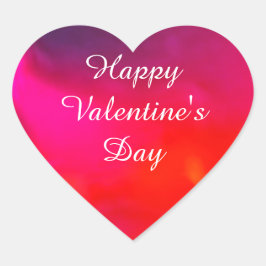 Valentinstag Herz-Aufkleber