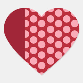 Valentinstag Herz-Aufkleber