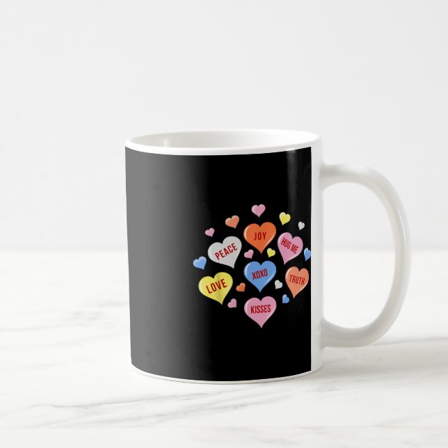 Valentinstag Herz Candy Boys Girls Kinder Kaffeetasse (Rechts)