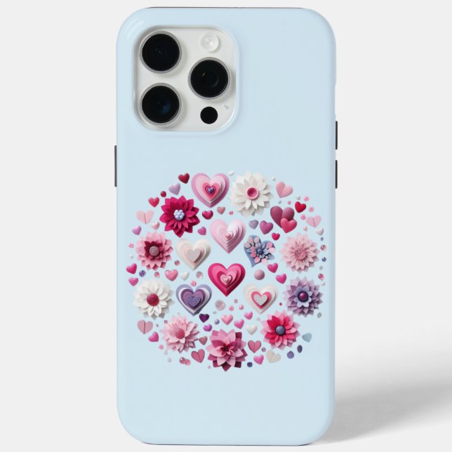 Valentinstag-Herz Case-Mate iPhone Hülle (Rückseite)