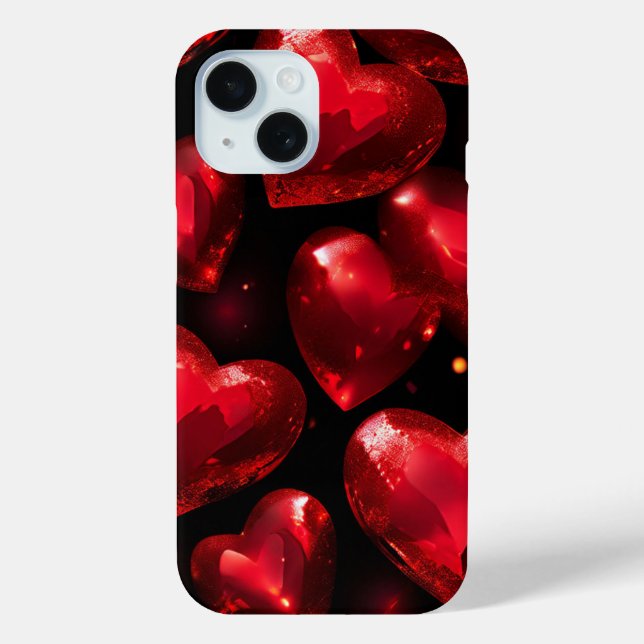 Valentinstag Herz Chic Case-Mate iPhone Hülle (Rückseite)