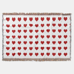 Valentinstag Herz Decke