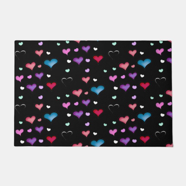 Valentinstag Herz Doormat Fußmatte (Vorderseite)