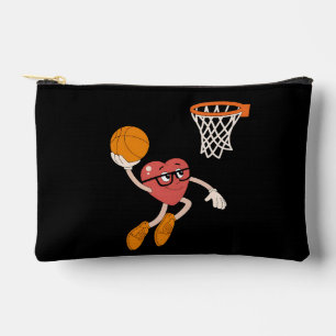 Valentinstag Herz-Dunking Süß Basketball Zubehörtasche