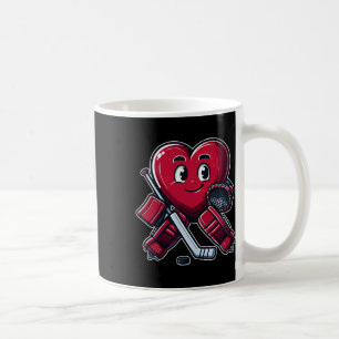 Valentinstag Herz Eishockey Torwart Kaffeetasse