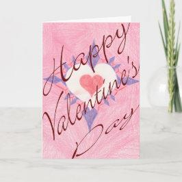 Valentinstag Herz Feiertagskarte