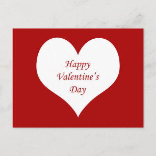 Valentinstag Herz Feiertagspostkarte