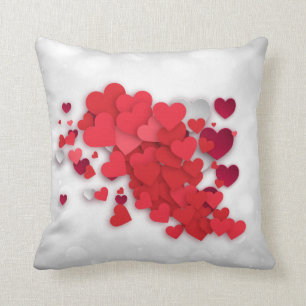 Valentinstag - Herz-Gruppe Kissen