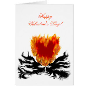 Valentinstag - Herz in Flammen