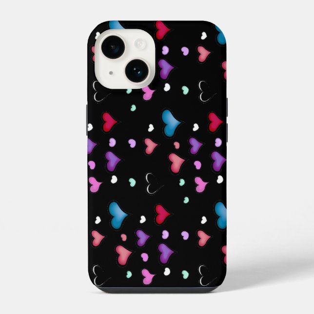 Valentinstag-Herz  iPhone Hülle (Rückseite)