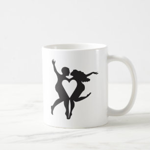 Valentinstag-Herz Kaffeetasse