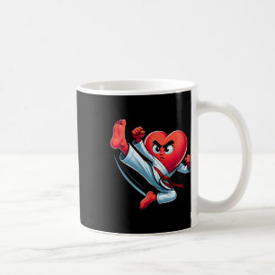 Valentinstag Herz Karate Kick Mma Taekwondo Mu Kaffeetasse