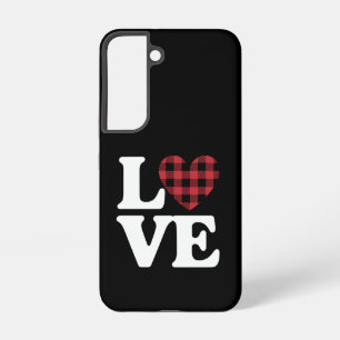 Valentinstag Herz Karo Liebe  Samsung Galaxy Hülle