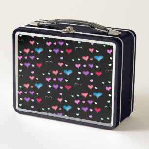 Valentinstag Herz Metal Lunch Box