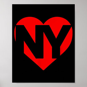 Valentinstag Herz New York Nyc Herz Ich Liebe Ny Poster