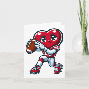 Valentinstag Herz Quarterck Fußball Sport Karte