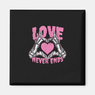 Valentinstag Herz Skeleton Hände Herz Magnet