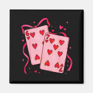 Valentinstag Herz Spielkarten In Liebe Lustig 6 Magnet