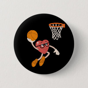 Valentinstag Herz Tunking Süße Basketball Button